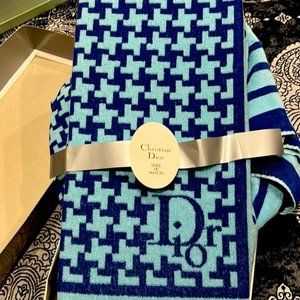 Christian Dior  vintage beach towel